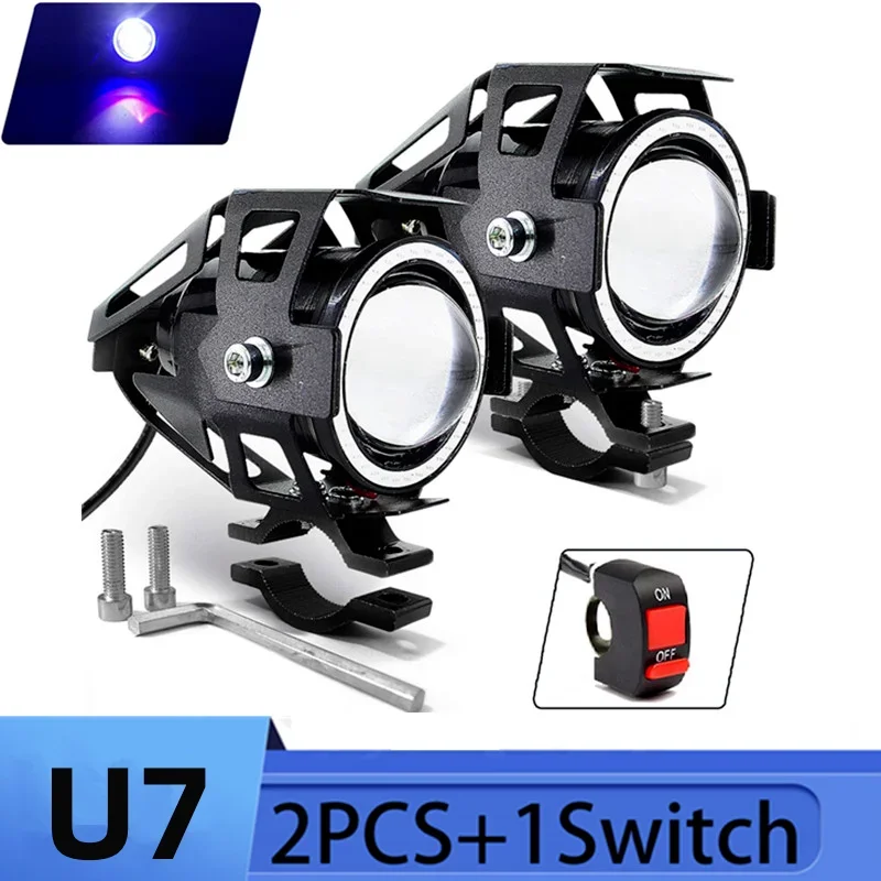 Universal Motorcycle Led Headlight Projector - U7 LED Tambahan Terang Sepeda Motor