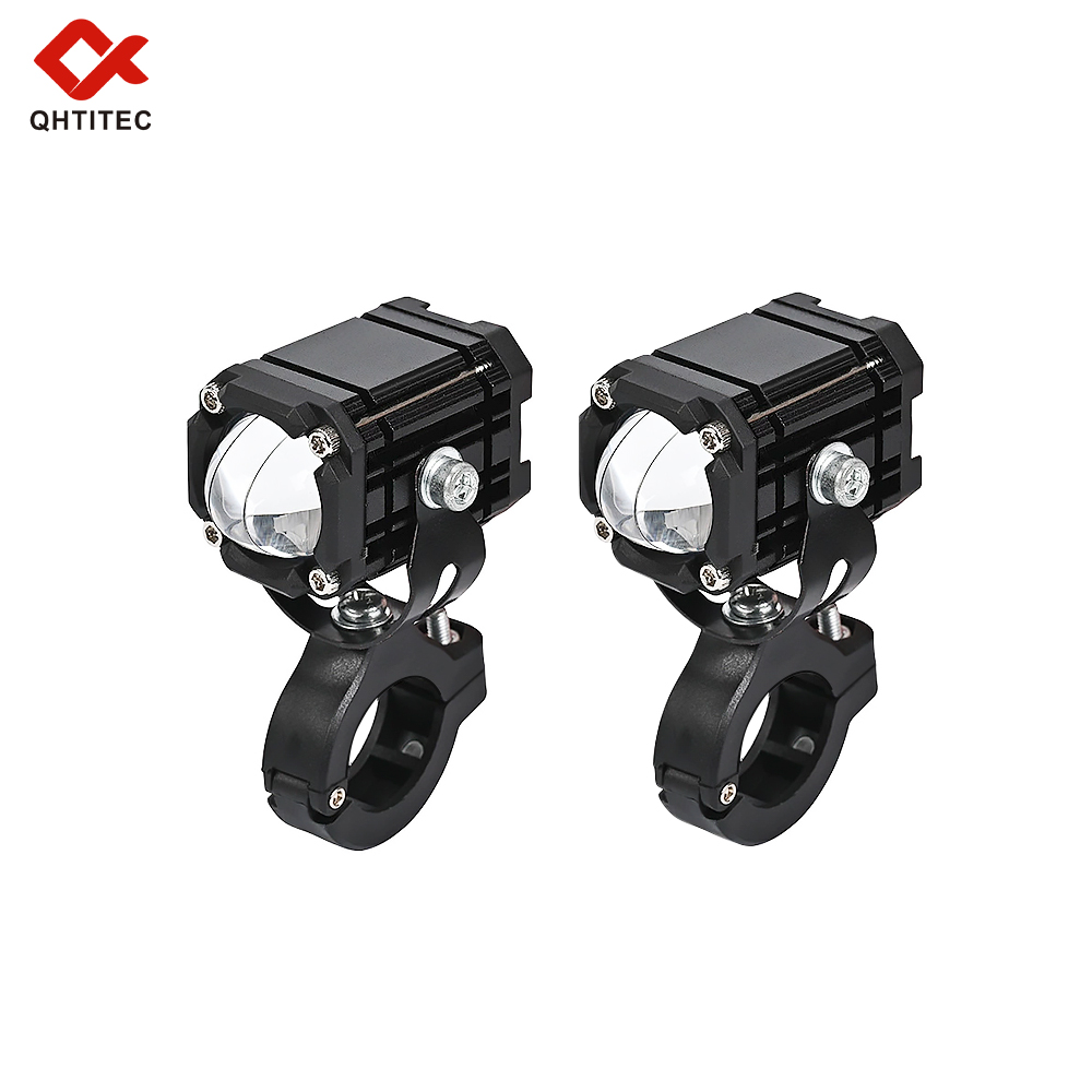 Universal Motorcycle Led Headlight Projector - Lampu LED Tambahan Motor IP67 Tahan