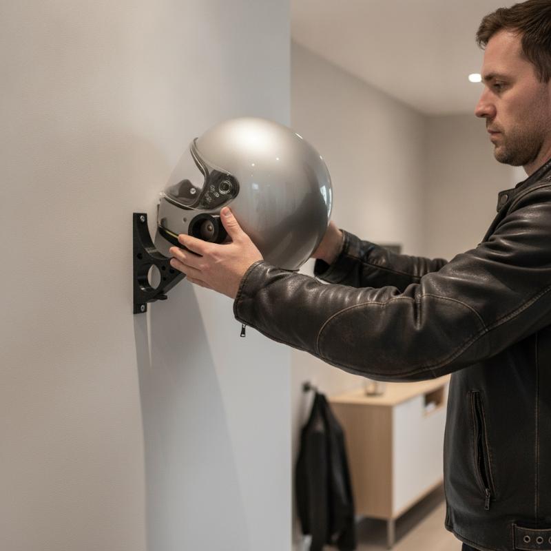 Motorcycle Helmets - Rak Dinding untuk Helm Motor yang
