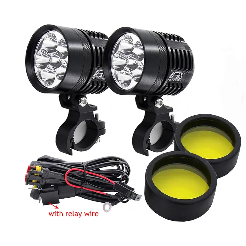 Lampu Depan Sepeda Motor Strob - Universal Motorcycle Led Headlight Projector ulasan dan harga