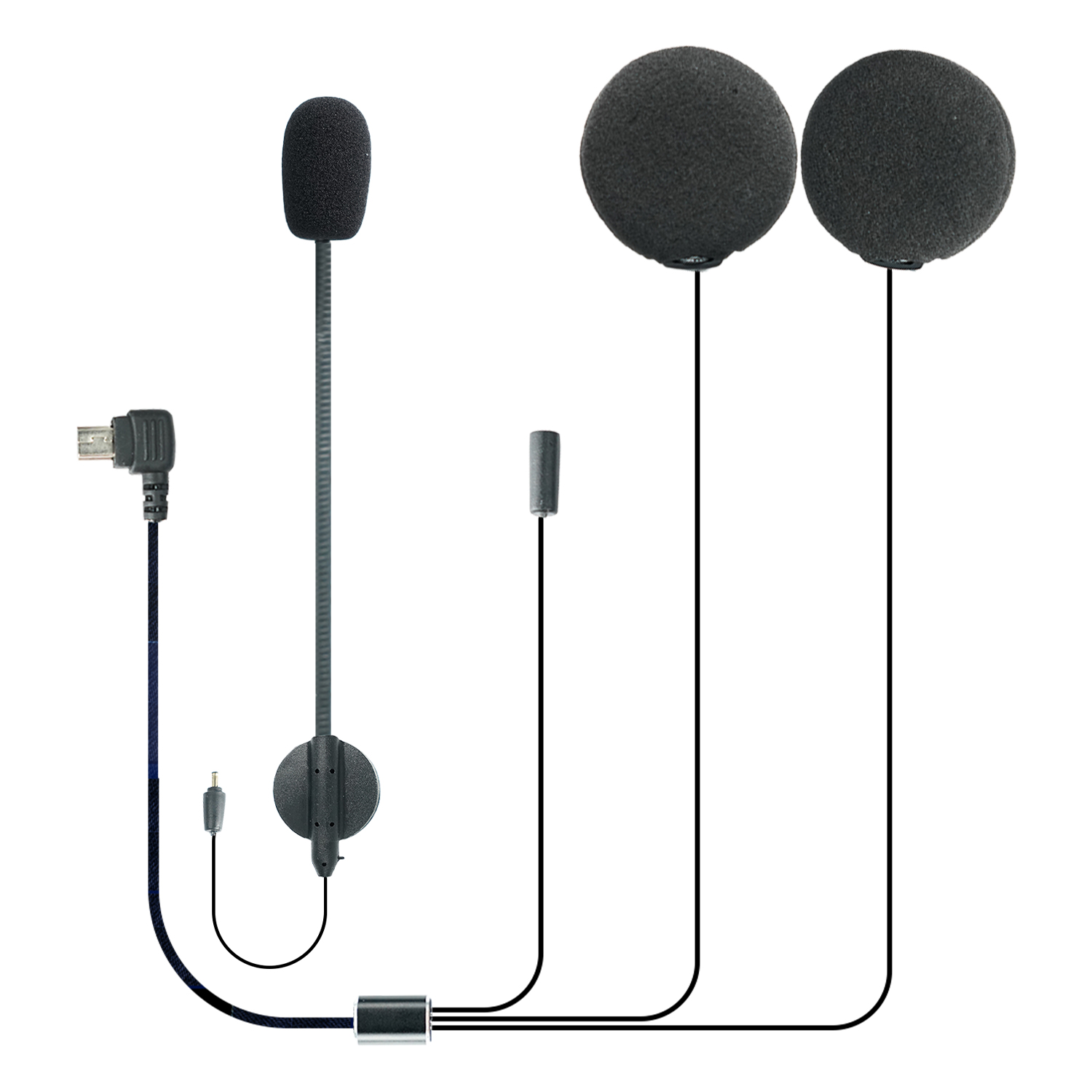 Fodsports Mikrofon Speaker Ear - Full Face Motorcycle Helmet With Bluetooth ulasan dan harga