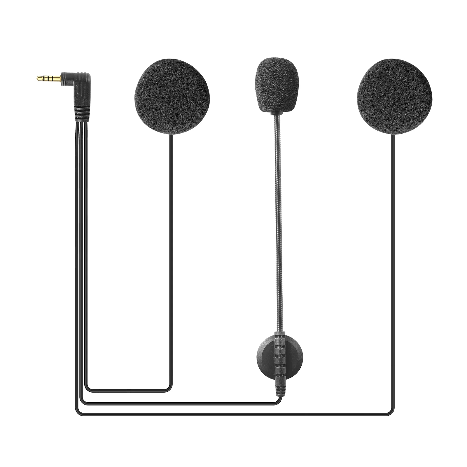 Aksesoris Mikrofon Earphone 3. - Full Face Motorcycle Helmet With Bluetooth ulasan dan harga