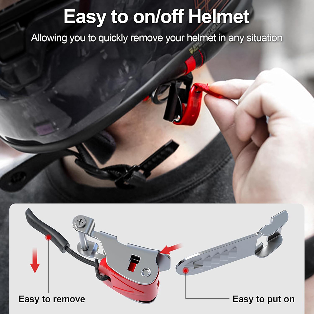 Kit Gesper Lepas Cepat untuk H - Quick Release Buckle Motorcycle Helmet ulasan dan harga