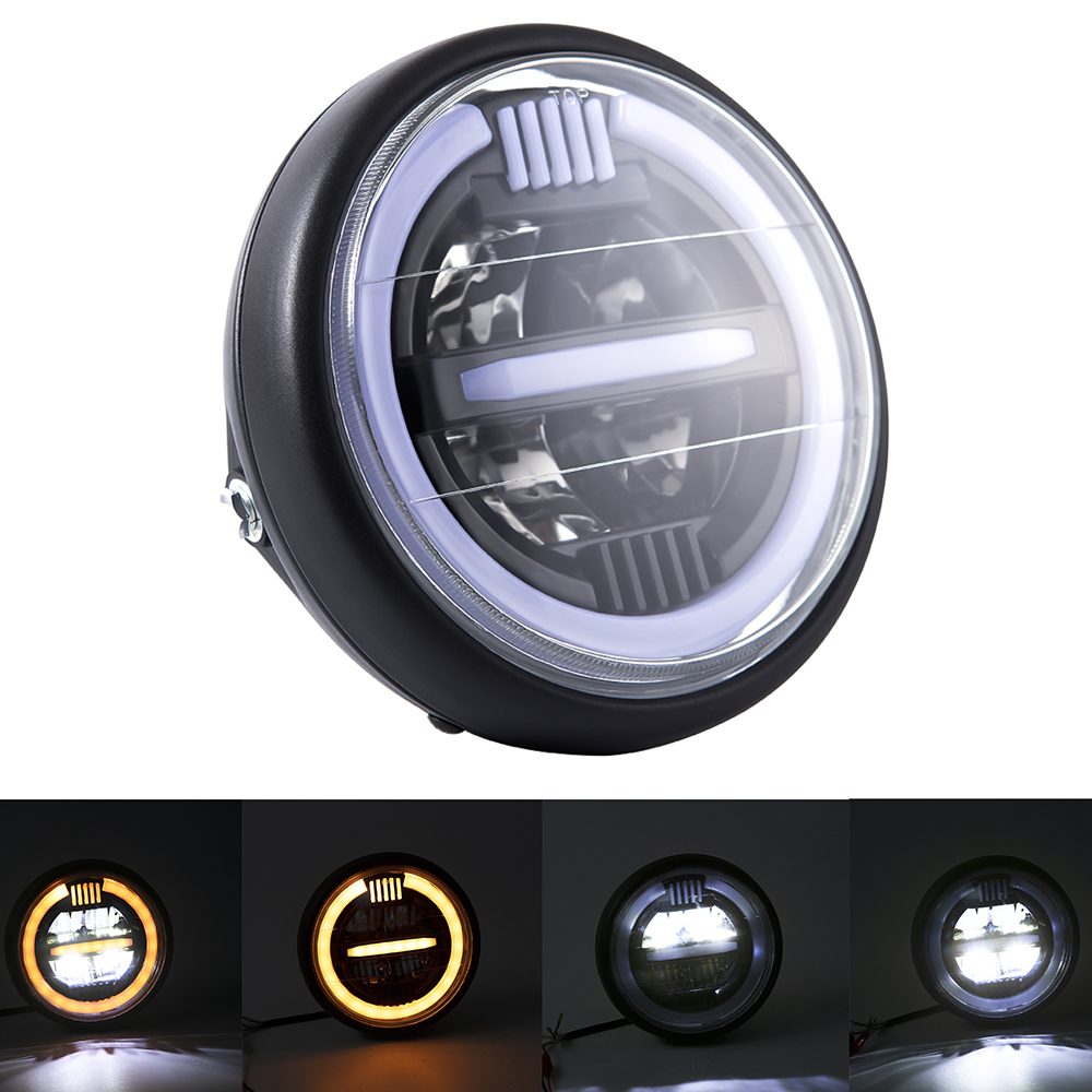 Lampu Depan Sepeda Motor Unive - Universal Motorcycle Led Headlight Projector ulasan dan harga