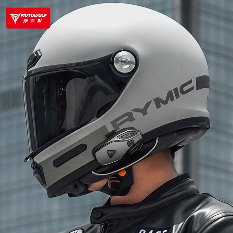 MOTOWOLF Headset Bluetooth Hel - Full Face Motorcycle Helmet With Bluetooth ulasan dan harga