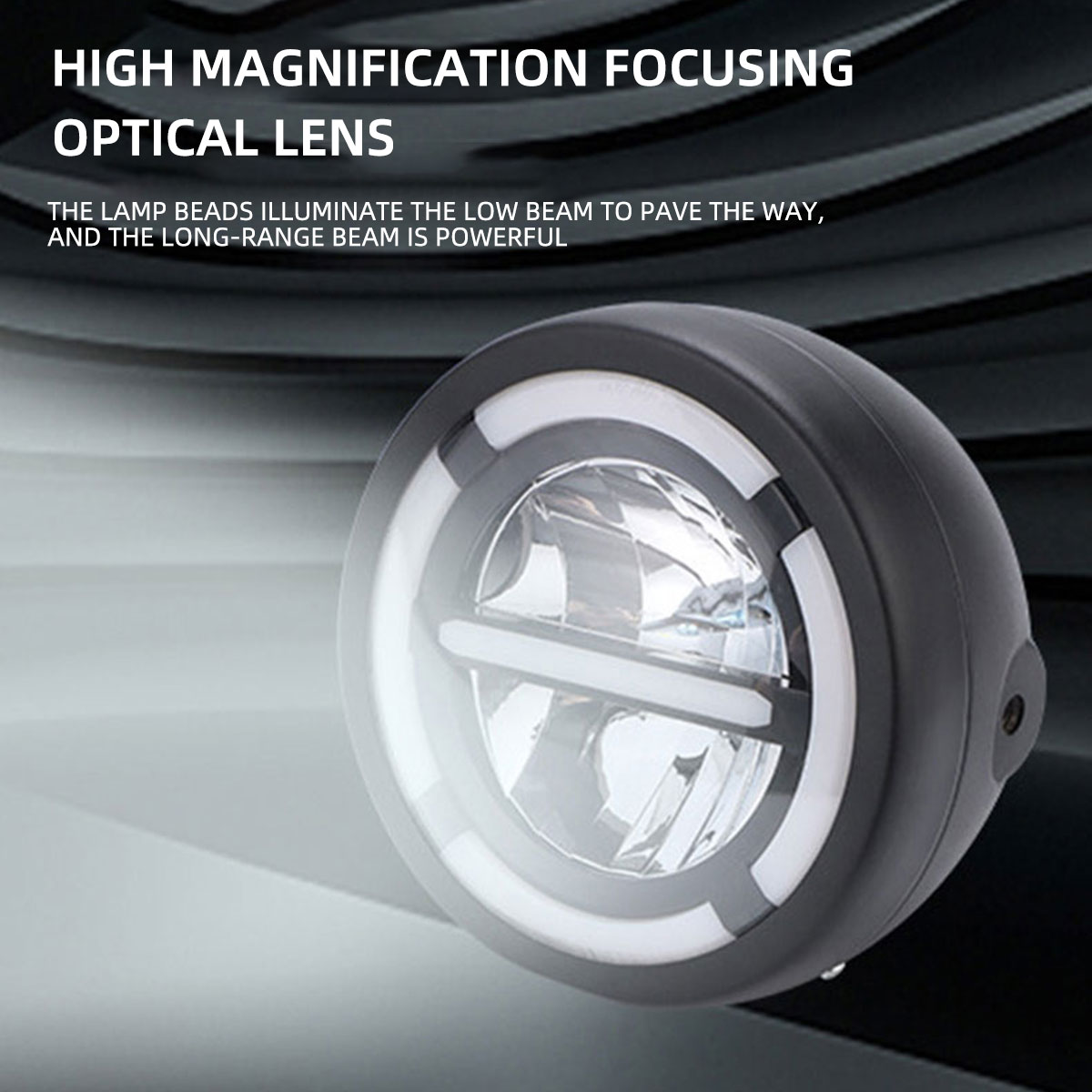 Lampu Depan LED 7 Inci untuk M - Universal Motorcycle Led Headlight Projector ulasan dan harga