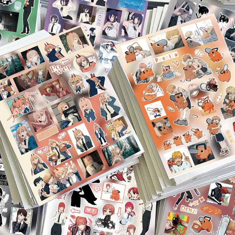 Stiker Chainsaw Man 8pcs, Warn - Atv Parts ulasan dan harga