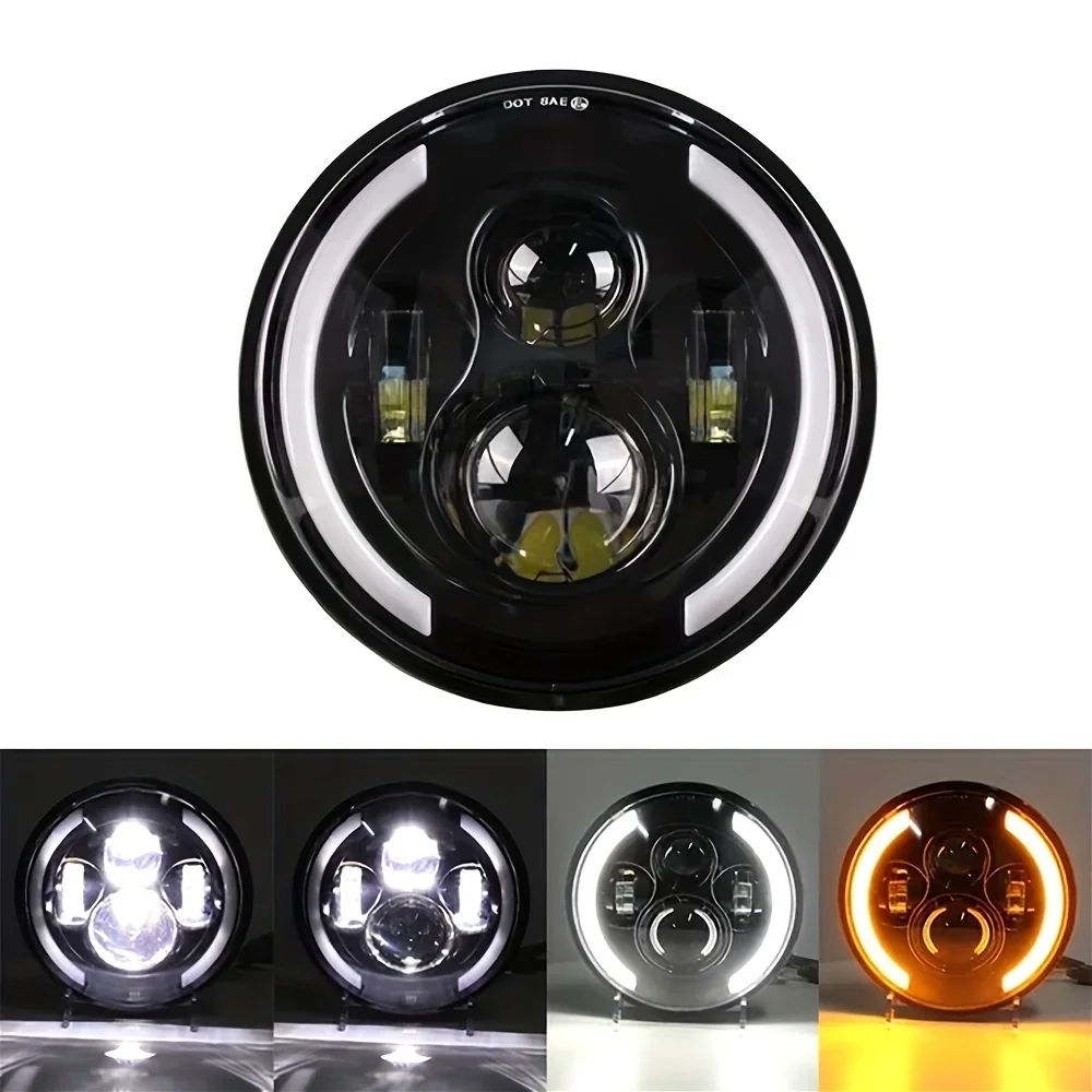 TCYATO 50W, Lampu Depan LED 7  - Universal Motorcycle Led Headlight Projector ulasan dan harga
