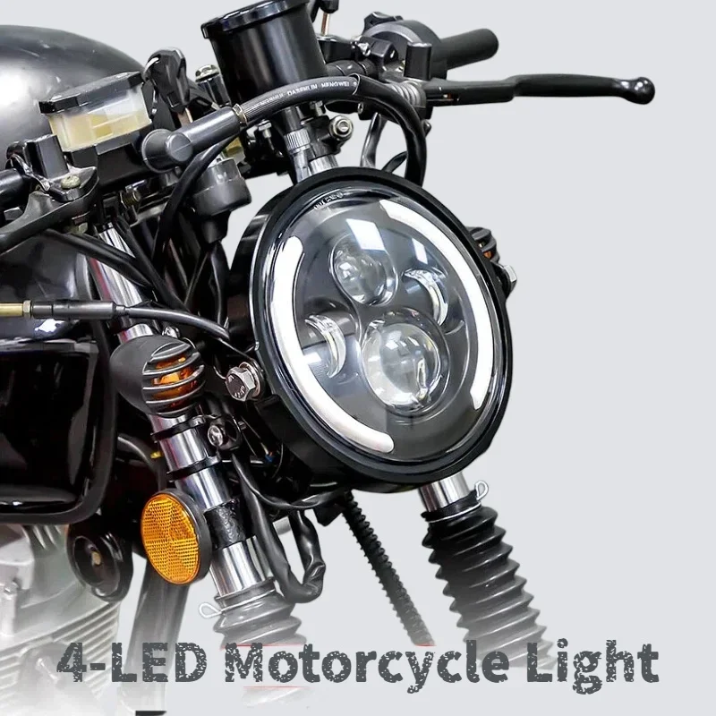TCYATO 50W, Lampu Depan LED 7  - Universal Motorcycle Led Headlight Projector ulasan dan harga