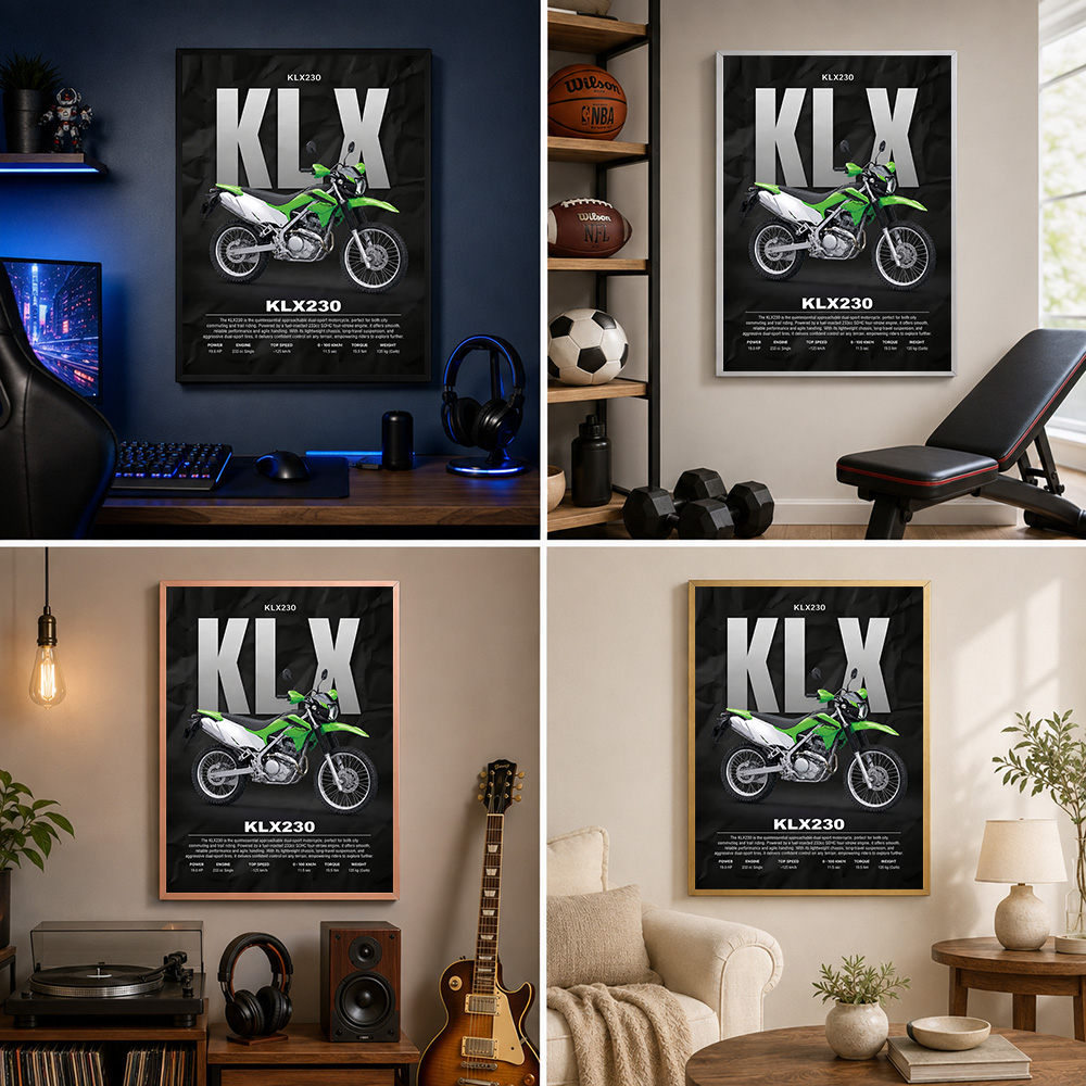 Poster Logam Berbingkai Sepeda - Riding Gear ulasan dan harga