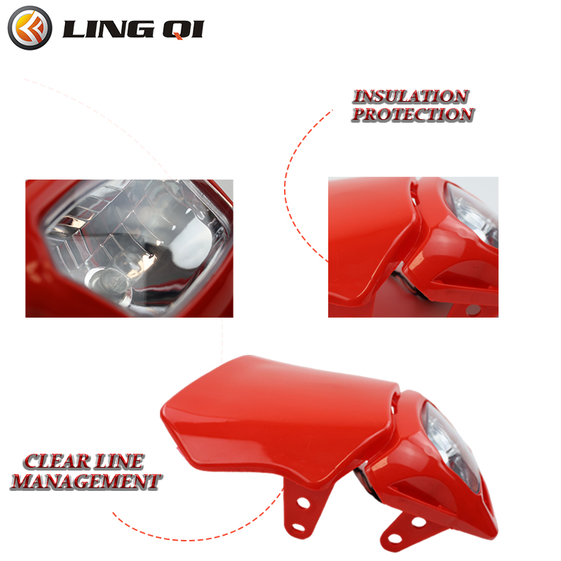 LINGQI 12V 35W Lampu Depan LED - Universal Motorcycle Led Headlight Projector ulasan dan harga